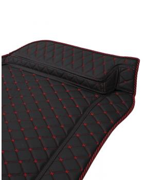 3D Коврик SHACMAN X6000, Черный-Красная Стежка-foto6