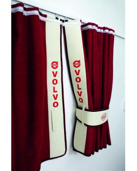 Шторы ночные лобового окна сборка c вышивкой VOLVO-foto2