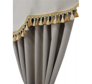 Комплект штор кабрио Бежевый (4)-foto2