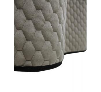 Комплект штор велюр соты коричневый/бежевый-foto5