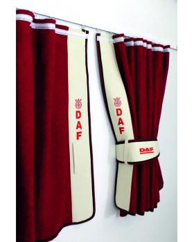 Шторы ночные лобового окна сборка c вышивкой DAF-foto2