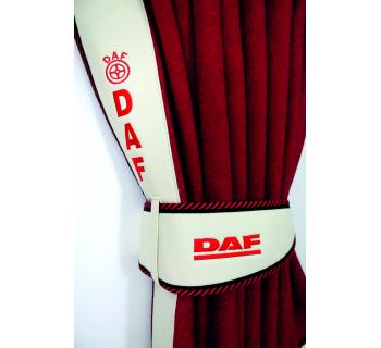 Шторы ночные лобового окна сборка c вышивкой DAF-foto3