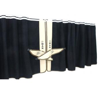 Шторы ночные лобового окна сборка c вышивкой MAN-foto2