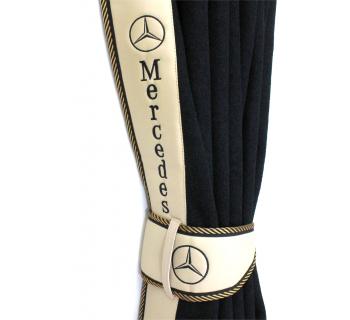 Шторы ночные лобового окна сборка c вышивкой MERCEDES-foto4