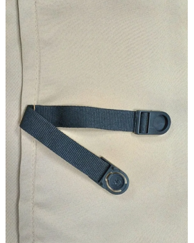 Шторы лобового окна 90х270см Блэкаут Бежевый-foto3