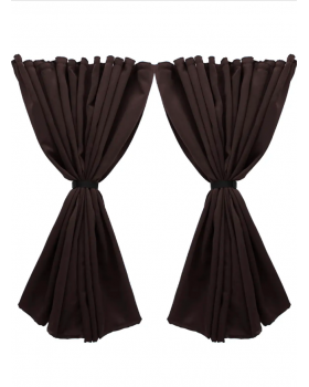 Шторы лобового окна 90х270см Блэкаут Коричневый-foto3