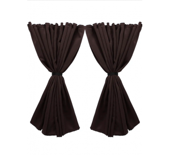 Шторы лобового окна 90х270см Блэкаут Коричневый-foto3