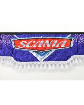 Ламбрекен и уголки с принтом SCANIA Синий-foto2