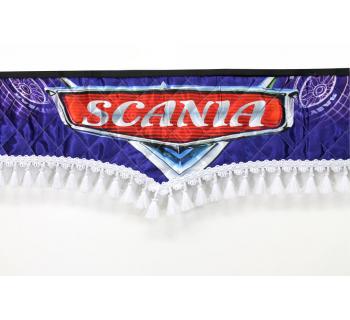 Ламбрекен и уголки с принтом SCANIA Синий-foto2