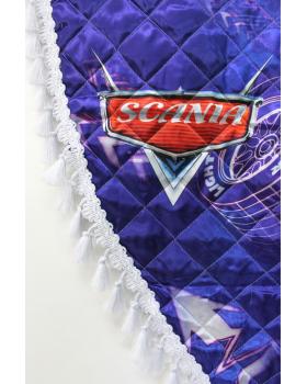 Ламбрекен и уголки с принтом SCANIA Синий-foto3