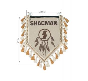 Вымпел из экокожи SHACMAN «Ловец снов» 