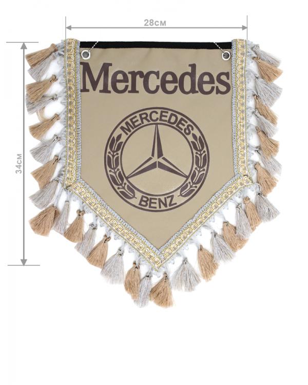Вымпел из экокожи MERCEDES «Символ» 