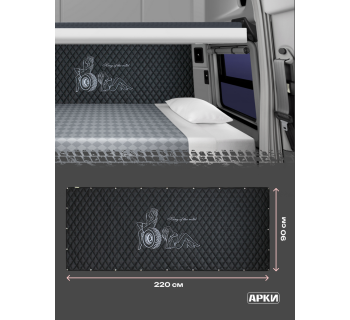 Задняя стенка спальника из экокожи Lady on wheel -foto2