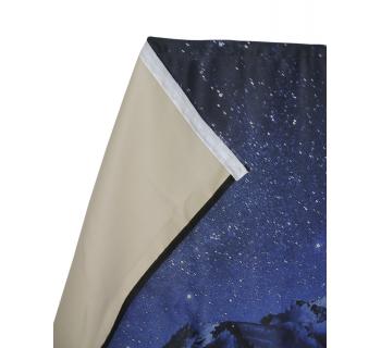 Шторы блэкаут с релакс- принтом "Ночные горы" (90х220см)-foto3