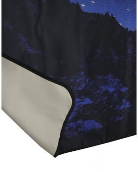 Шторы блэкаут с релакс- принтом "Ночные горы" (90х220см)-foto4