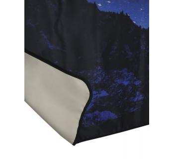 Шторы блэкаут с релакс- принтом "Ночные горы" (90х220см)-foto4