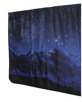 Шторы блэкаут с релакс- принтом "Ночные горы" (90х220см)-foto2